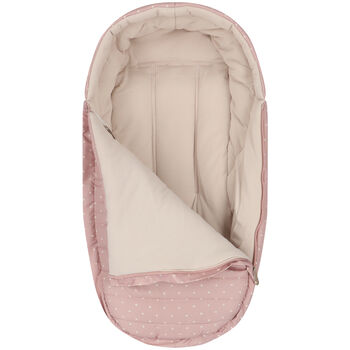 مدس بنات منقط باللون الوردي